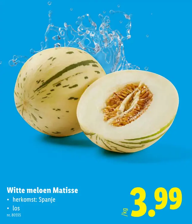 Promotie: Witte meloen Matisse