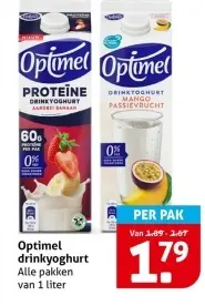 Aanbieding: Optimel drinkyoghurt