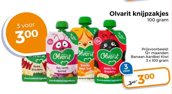 Aanbieding: knijpzakjes