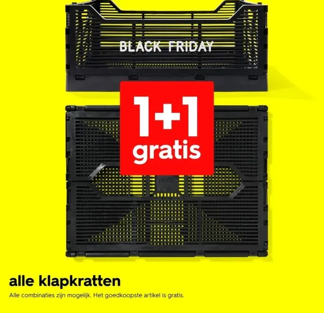 Aanbieding: klapkratten