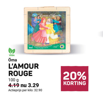 Aanbieding: Öma L'AMOUR ROUGE