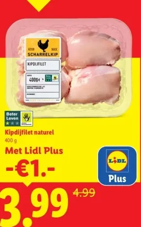 Aanbieding: Kipdijfilet naturel