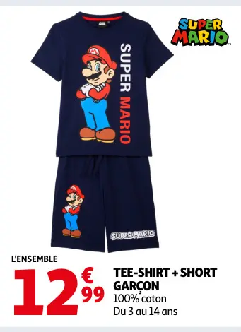 Offre: Tee-shirt + short