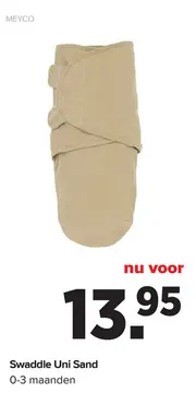 Aanbieding: Swaddle Uni Sand