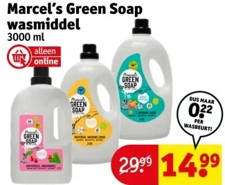 Promotie: Marcel's Green Soap wasmiddel