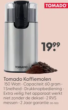 Aanbieding: Tomado Koffiemolen