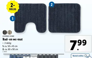 Aanbieding: Bad- en wc-mat