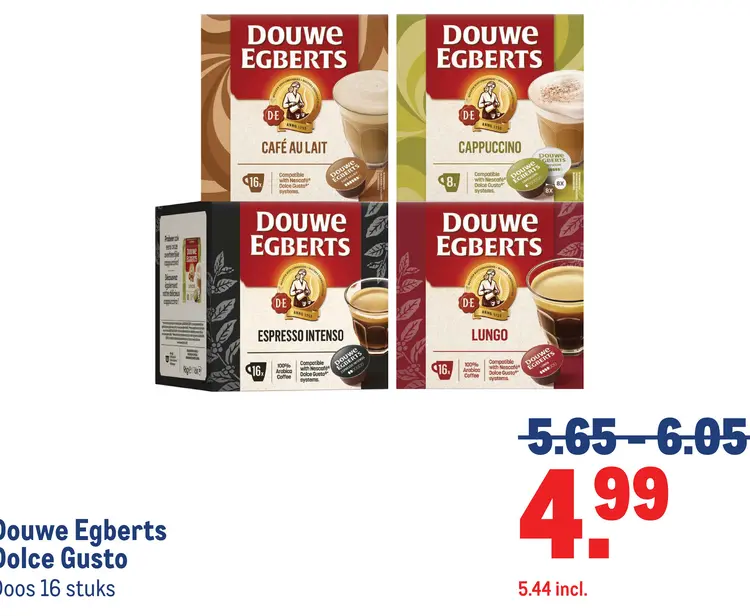 Aanbieding: Douwe Egberts Dolce Gusto