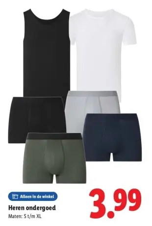 Aanbieding: Heren ondergoed