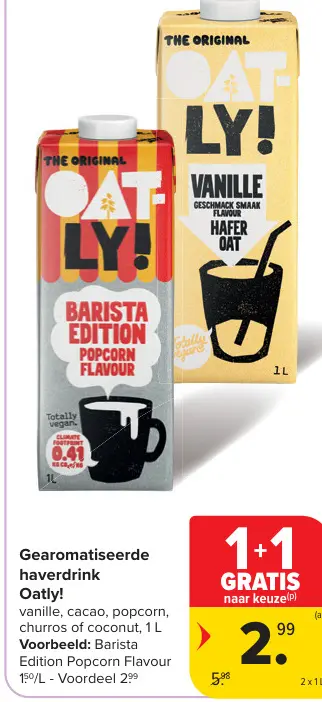 Promotie: Gearomatiseerde haverdrink