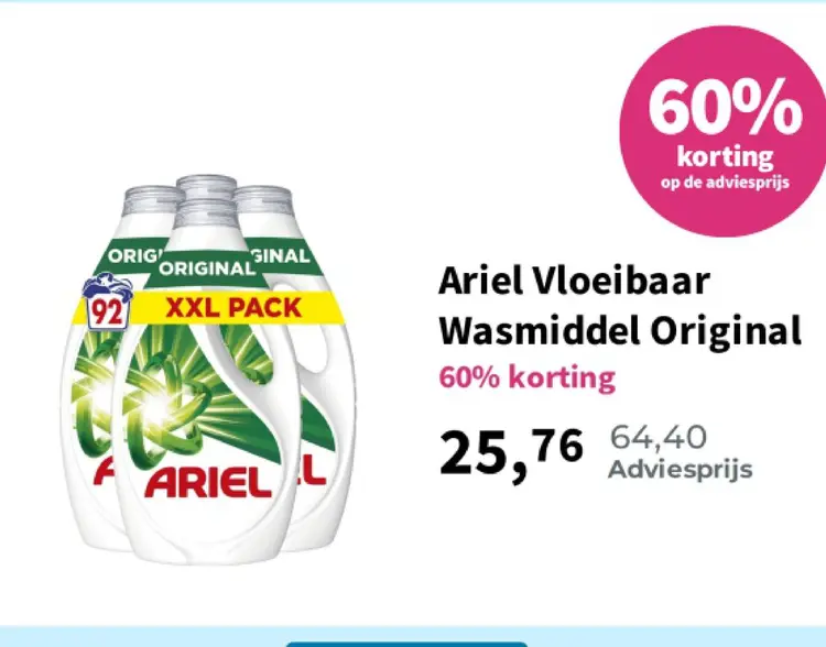Aanbieding: Ariel Vloeibaar Wasmiddel Original