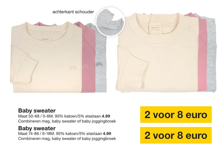 Promotie: Baby sweater
