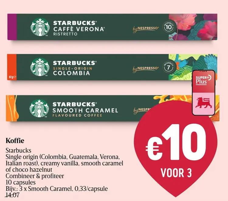 Promotie: Koffie Starbucks