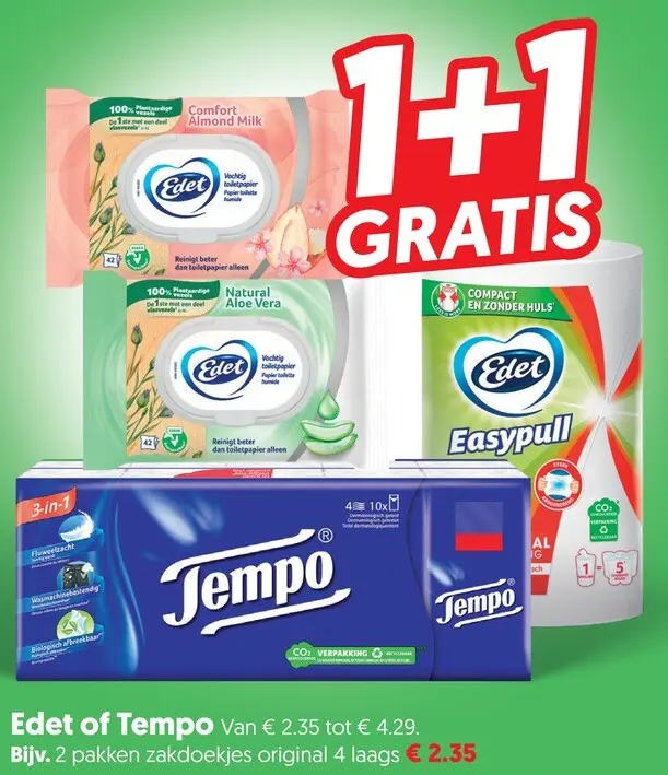 Aanbieding: Edet of Tempo