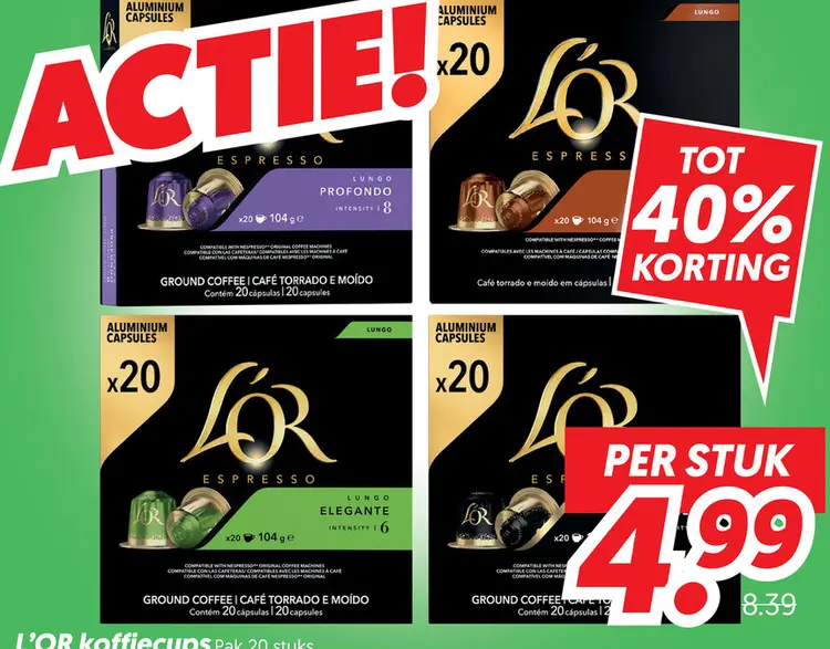 Aanbieding: koffiecups