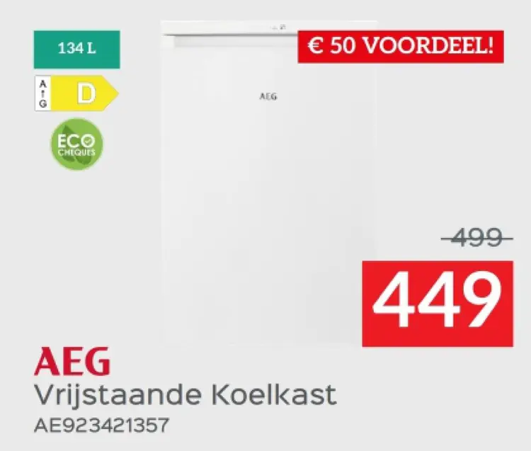 Promotie: Vrijstaande Koelkast