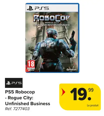 Offre: Robocop - Rogue City: Unfinished Business