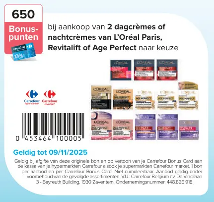 Aanbieding: dagcrèmes of nachtcrèmes