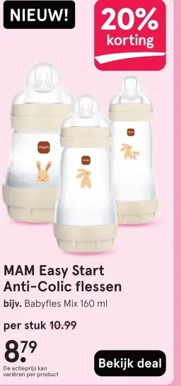 Aanbieding: MAM Easy Start Anti-Colic flessen