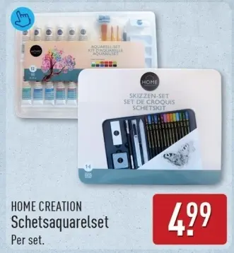 Aanbieding: Schetsaquarelset