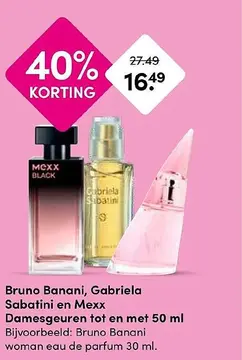 Aanbieding: Bruno Banani, Gabriela Sabatini en Mexx Dames