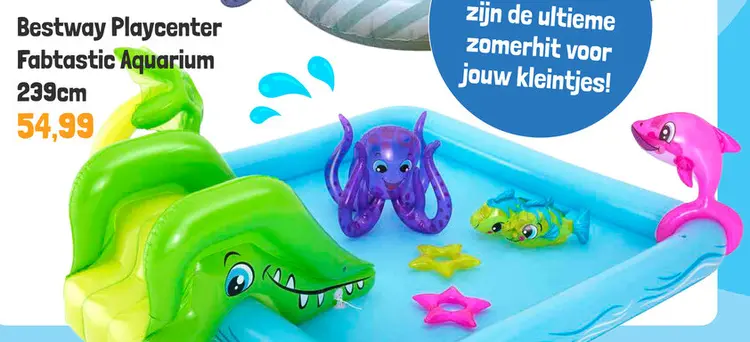 Aanbieding: Bestway Playcenter Fabtastic Aquarium, 239x206x86cm