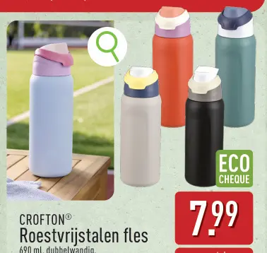Promotie: Roestvrijstalen fles