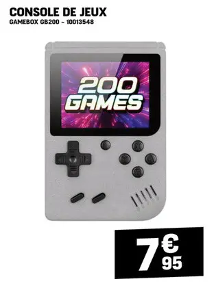 Offre: Console de jeux