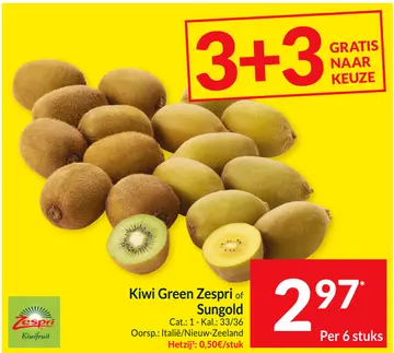Aanbieding: Kiwi Green Zespri of Sungold