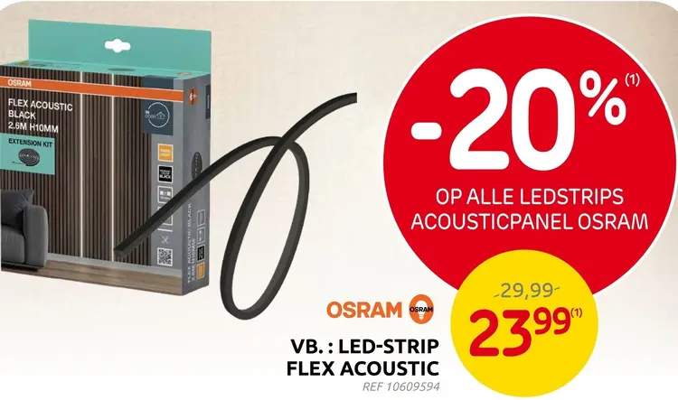 Promotie: Led-strip Flex Acoustic