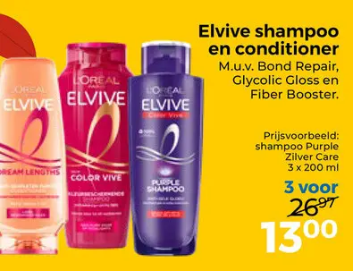 Aanbieding: Elvive shampoo en conditioner