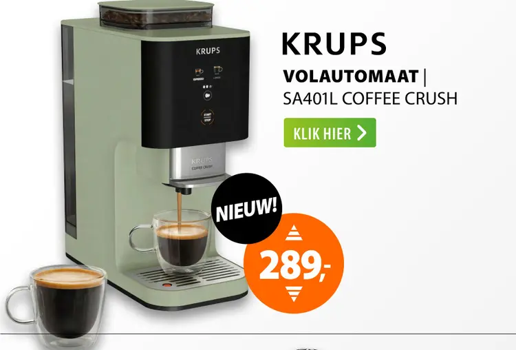 Aanbieding: Volautomaat | SA401L Coffee Crush