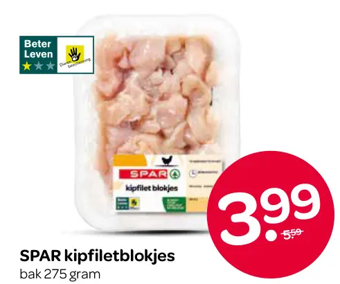 Aanbieding: Kipfiletblokjes