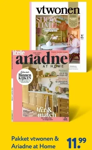 Aanbieding: Pakket vtwonen & Ariadne at Home