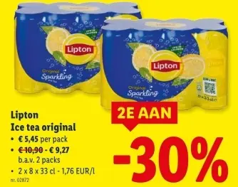 Promotie: Ice tea original