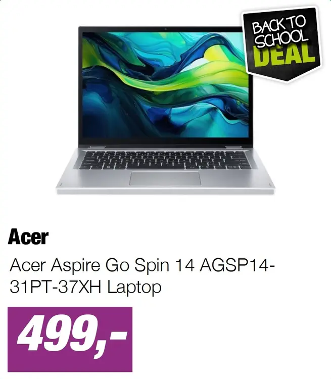 Aanbieding: Acer Aspire Go Spin 14 AGSP14-31PT-37XH Laptop