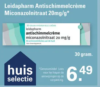 Aanbieding: Leidapharm Antischimmelcrème Miconazolnitraat
