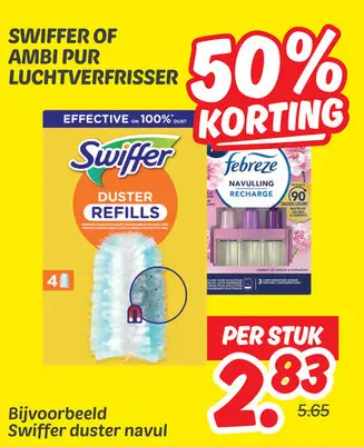Aanbieding: Swiffer of Ambi Pur luchtverfrisser