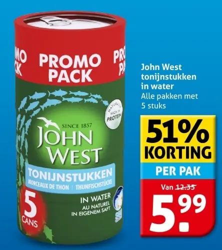 Aanbieding: tonijnstukken