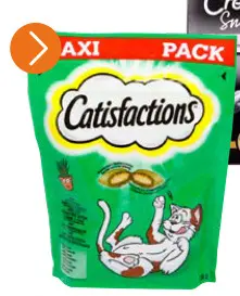 Promotie: Catisfactions, Sheba of Whiskas alle kattensnacks