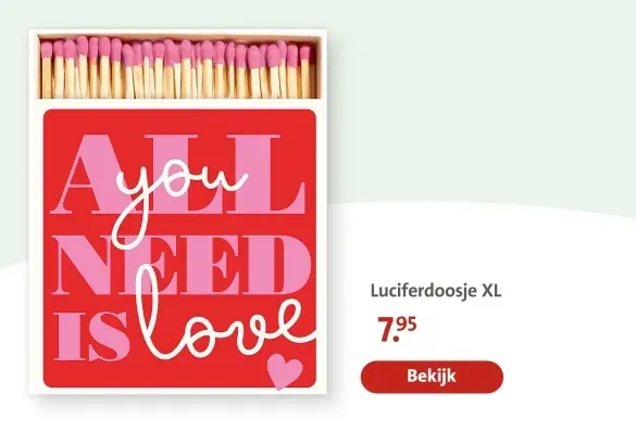 Aanbieding: Luciferdoosje XL