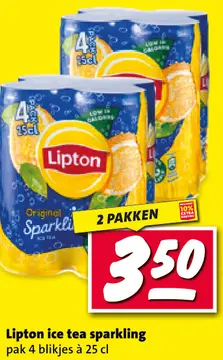 Aanbieding: Lipton ice tea sparkling