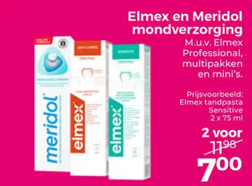 Aanbieding: Elmex en Meridol mondverzorging