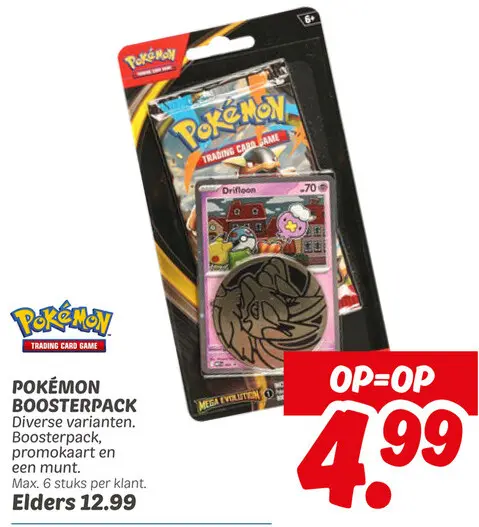 Aanbieding: Pokémon boosterpack