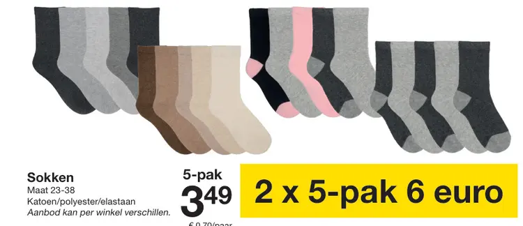 Aanbieding: Sokken