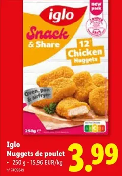 Offre: Iglo Nuggets de poulet
