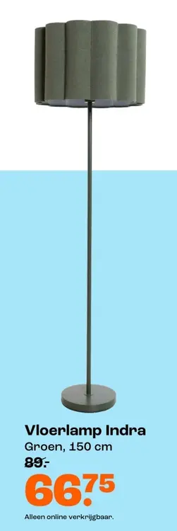 Promotie: Vloerlamp Indra