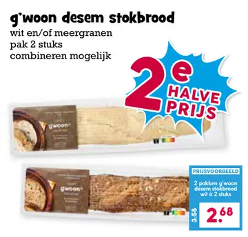 Aanbieding: g'woon desem stokbrood