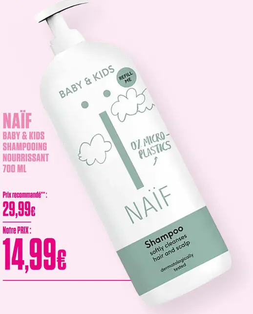 Offre: Baby & kids shampooing nourrissant