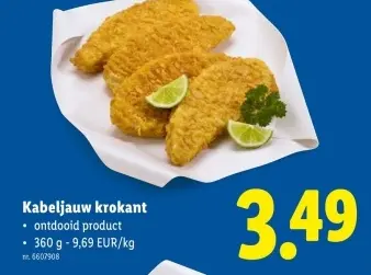 Promotie: Kabeljauw krokant